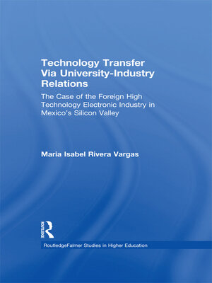 cover image of Technology Transfer Via University-Industry Relations